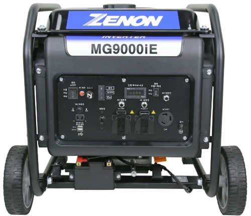제논 9K 오픈형 산업용 정밀기기 인버터 휴대용 가솔린 발전기 MG9000iE
