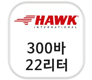이태리 호크(HAWK) 300바 22리터 고압세척기 펌프 XLT1830IR